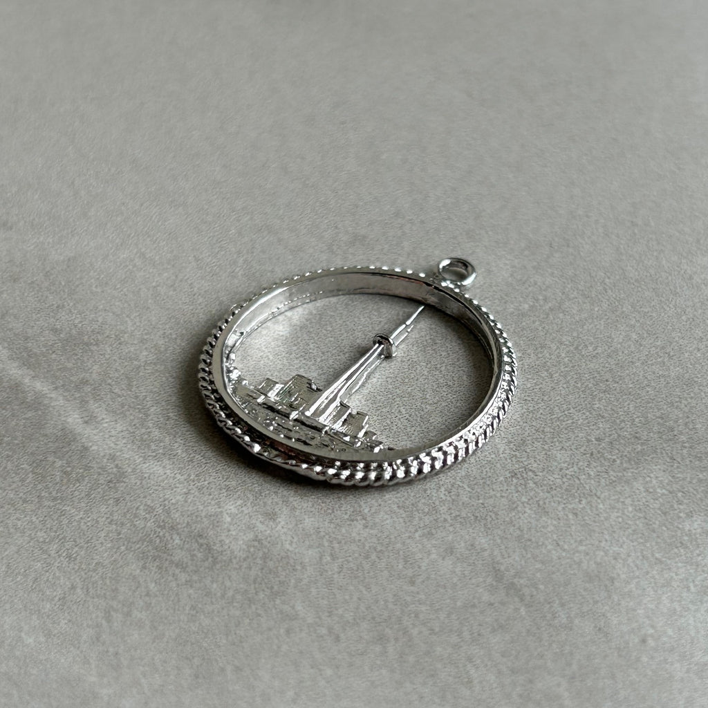 925 Sterling Silver Toronto CN Tower Skyline Charm