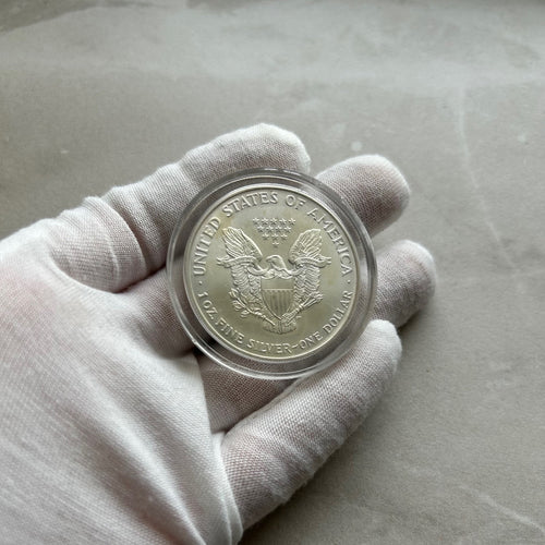 2000 American Silver Eagle 1 oz .999 Silver Dollar (Colorized) – In Capsule