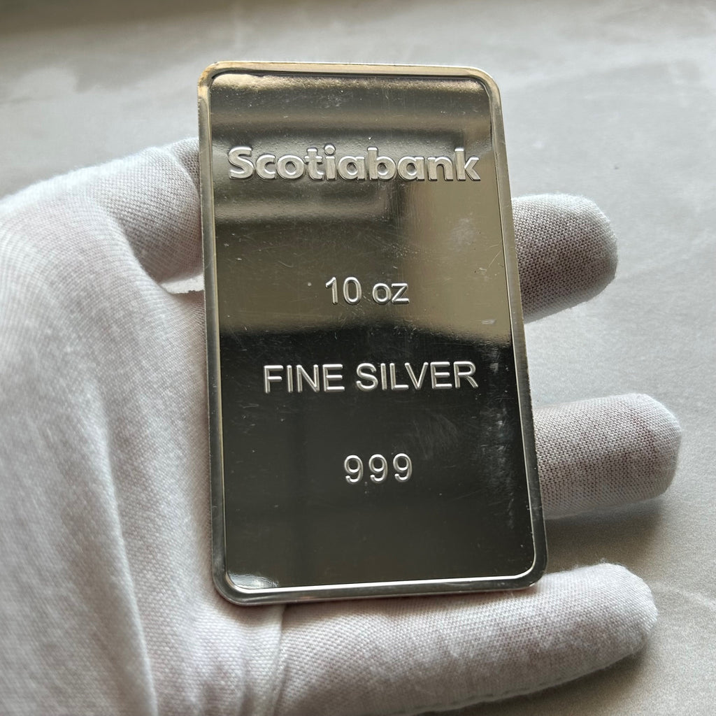 Scotiabank 10 oz .999 Fine Silver Bar