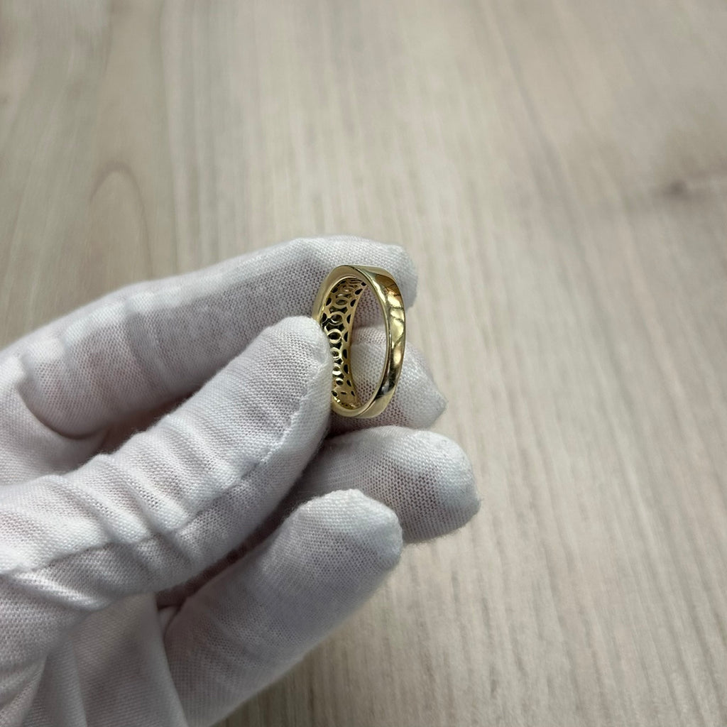 14K Gold Unisex Diamond Ring