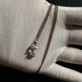 28" 925 Sterling Silver Chain with Dolphin Pendant